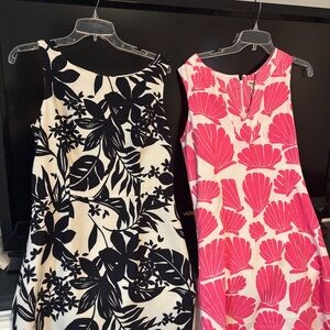 Hatley Black and White Sleeveless A-Line Dress